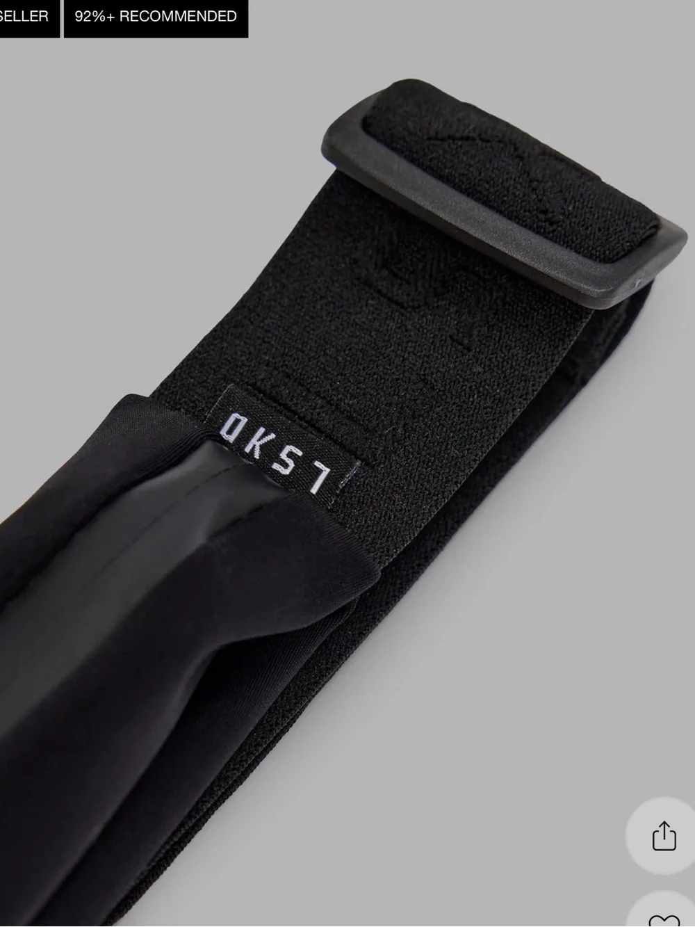Rep Run Belt 2.0 in Black
